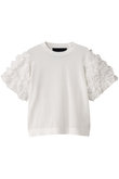 【boussole】FLOWER SLEEVE ニット