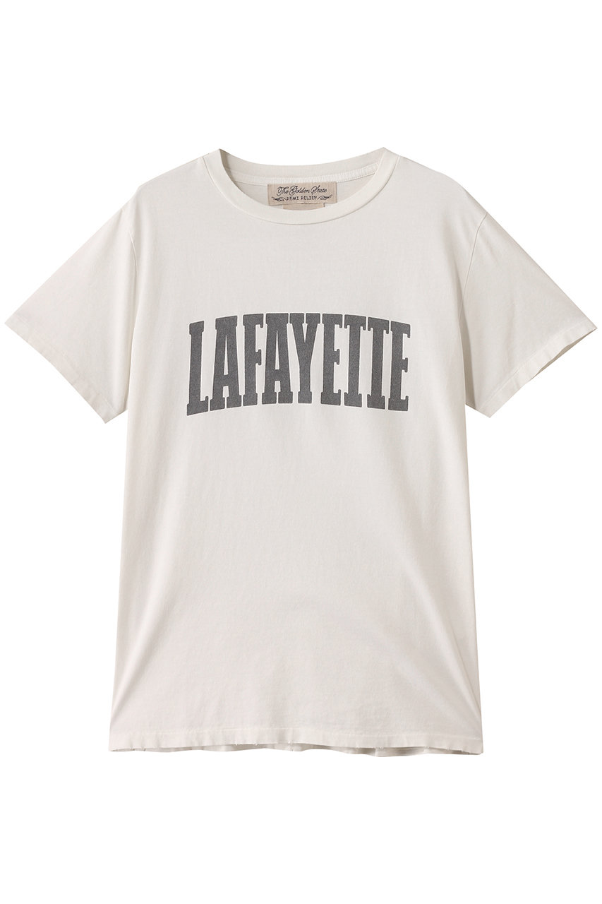 エリオポール/HELIOPOLEの【REMI RELIEF】LOGO Tシャツ(アイボリー/15048002051RN)