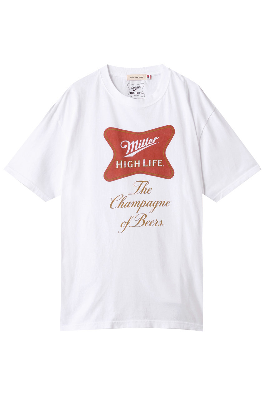 HELIOPOLE 【GOOD ROCK SPEED】Miller Tシャツ (ホワイト, L) エリオポール ELLE SHOP HELIOPOLE 【GOOD ROCK SPEED】Miller Tシャツ (ホワイト, L) エリオポール ELLE SHOP
