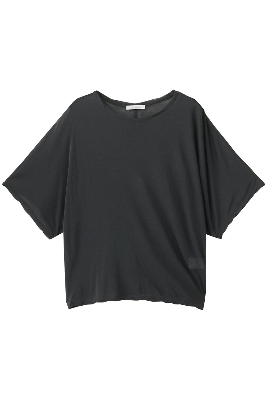 HELIOPOLE シアーコットン ドルマンスリーブTシャツ (チャコールグレー, 38) エリオポール ELLE SHOP HELIOPOLE シアーコットン ドルマンスリーブTシャツ (チャコールグレー, 38) エリオポール ELLE SHOP
