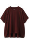 【three dots / スリードッツ】ドルマンルーズTシャツ エリオポール/HELIOPOLE ボルドー