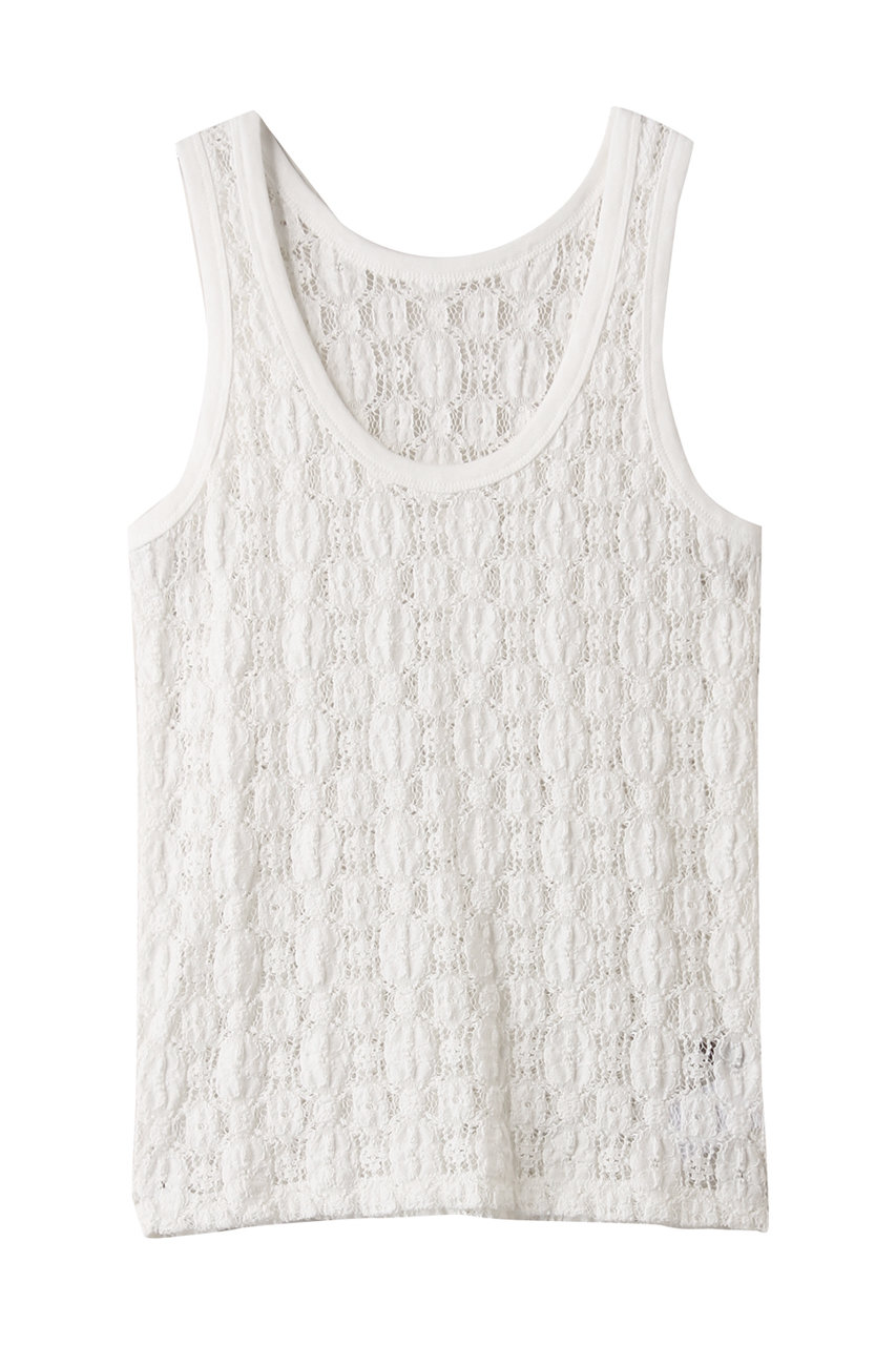 エリオポール/HELIOPOLEのRUSSELL RACE タンクトップ(ホワイト/25003010051HN)