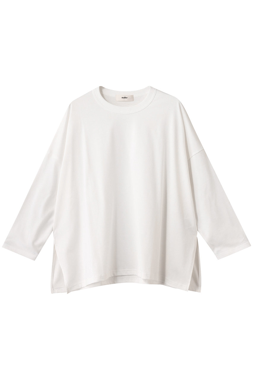 HELIOPOLE 【muller of yoshiokubo】LONG-SLEEVE Tシャツ (ホワイト, 36) エリオポール ELLE SHOP HELIOPOLE 【muller of yoshiokubo】LONG-SLEEVE Tシャツ (ホワイト, 36) エリオポール ELLE SHOP
