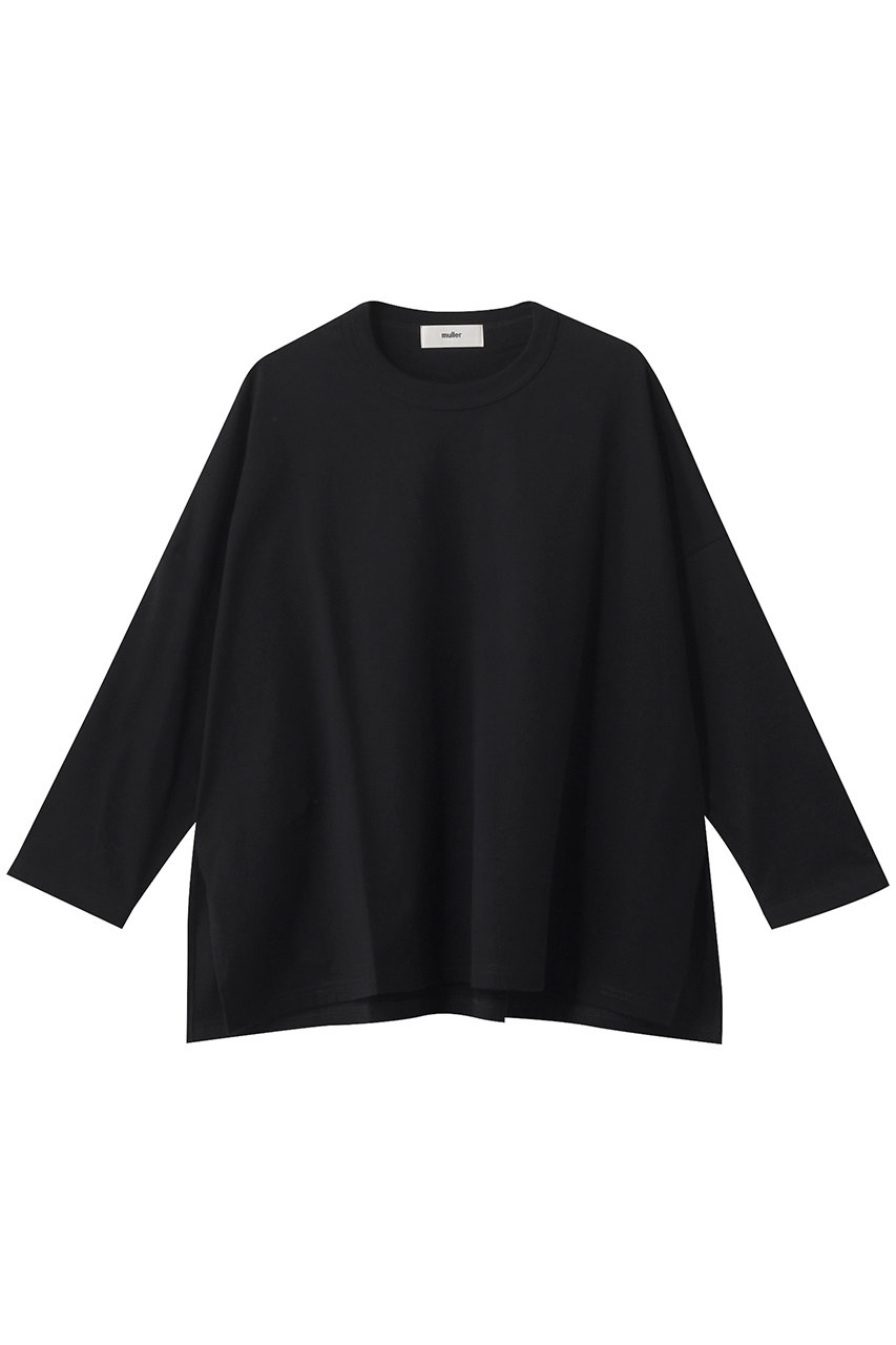 HELIOPOLE 【muller of yoshiokubo】LONG-SLEEVE Tシャツ (ブラック, 36) エリオポール ELLE SHOP HELIOPOLE 【muller of yoshiokubo】LONG-SLEEVE Tシャツ (ブラック, 36) エリオポール ELLE SHOP