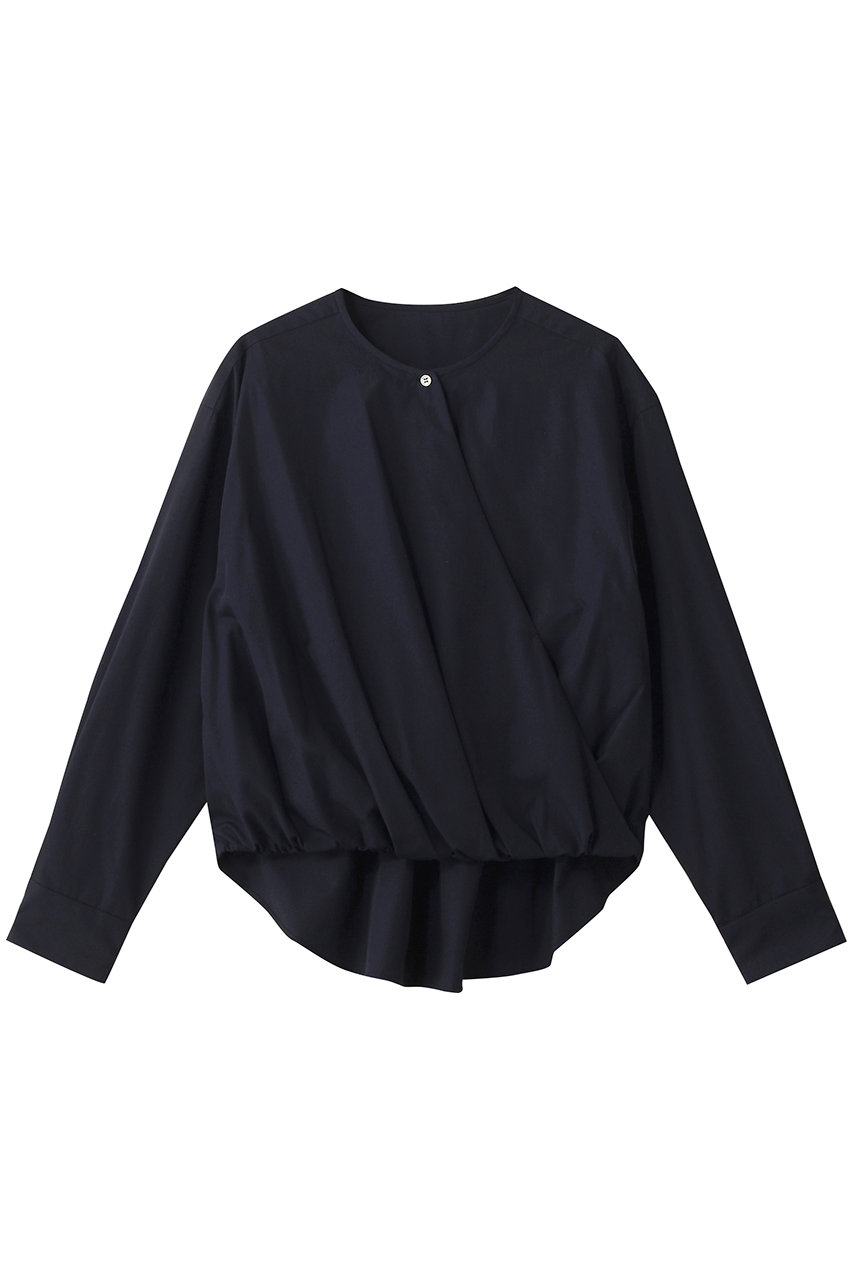 エリオポール/HELIOPOLEのカシュクールブラウス(ネイビー/25003016037HN)