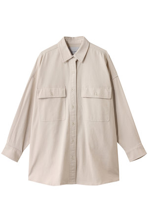 エリオポール/HELIOPOLEのコットンツイルビッグシャツ(110400/110403)