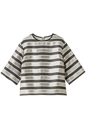 エリオポール/HELIOPOLEのグリッターストライプTEEブラウス(110400/110402)