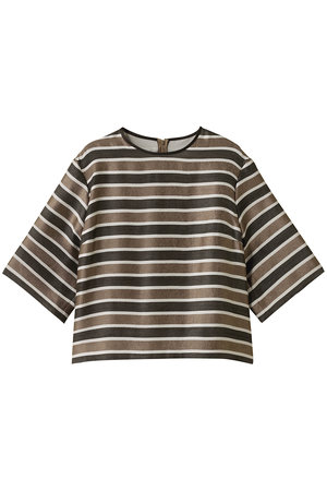 エリオポール/HELIOPOLEのグリッターストライプTEEブラウス(110400/110402)