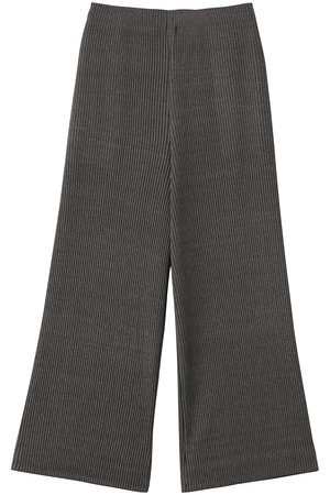 エリオポール/HELIOPOLEの【Gongdid Design】ニットプリーツパンツ WITHOUT HEM(110600/110601)