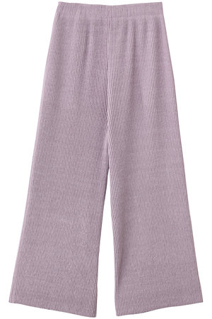 エリオポール/HELIOPOLEの【Gongdid Design】ニットプリーツパンツ WITHOUT HEM(110600/110601)