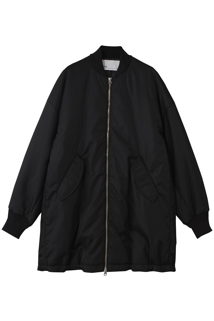 HELIOPOLE 【TICCA】MIDDLE MA-1 (ブラック, F) エリオポール ELLE SHOP HELIOPOLE 【TICCA】MIDDLE MA-1 (ブラック, F) エリオポール ELLE SHOP