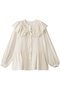 デタッチャブルフリルブラウス エリオポール/HELIOPOLE アイボリー