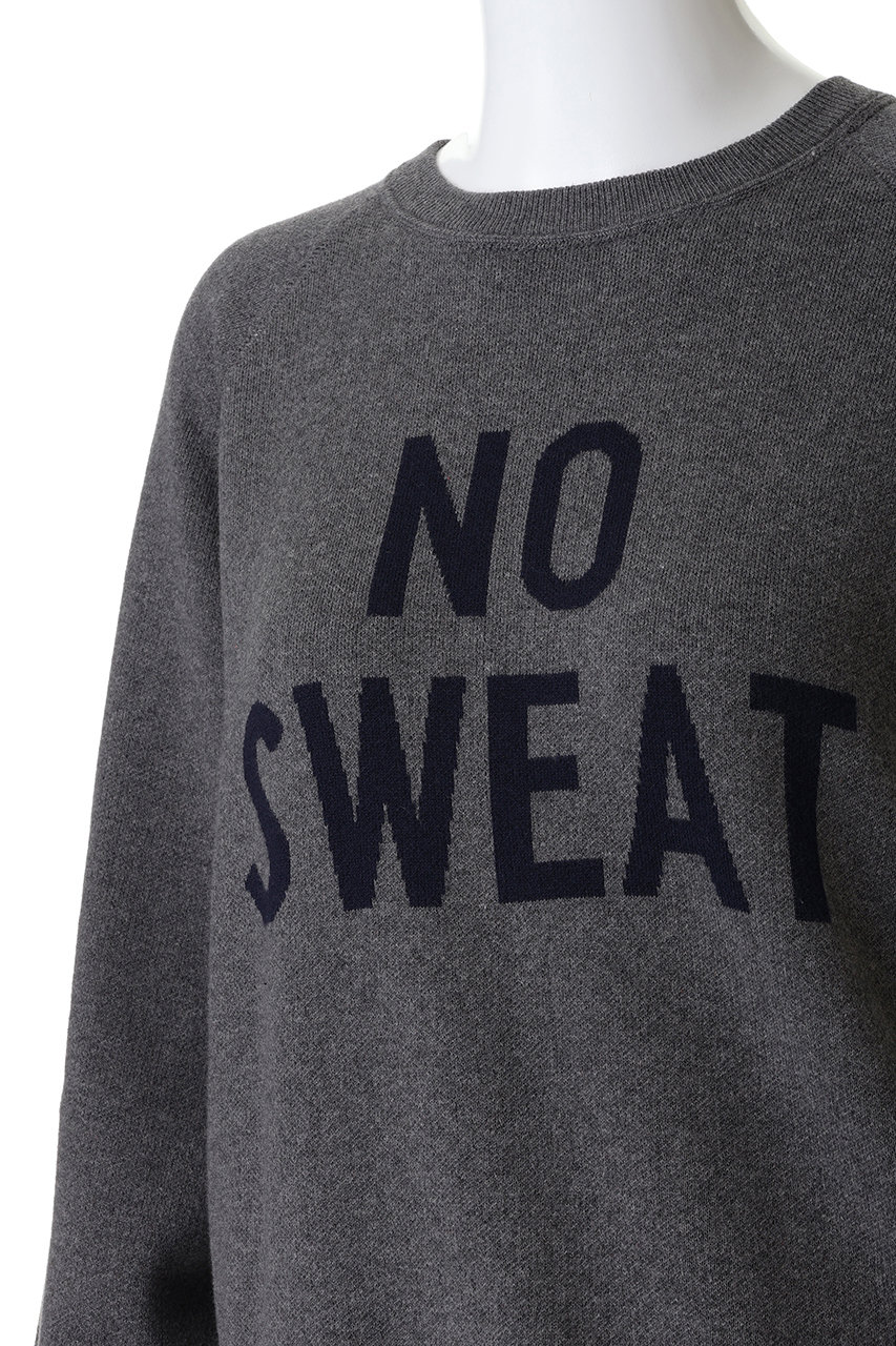 HELIOPOLE(エリオポール)｜ダブルジャカードロゴニット/グレー の通販