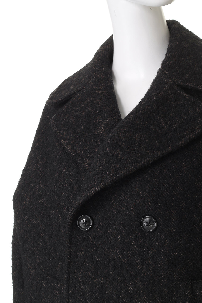 HELIOPOLE(エリオポール)｜【TICCA】ミックスツイードPコート/ブラック