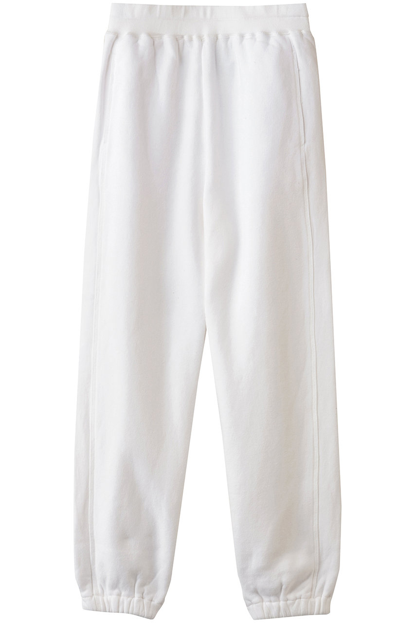 HELIOPOLE 【TICCA】DOWNEY 裏毛サイドラインパンツ (ホワイト, F) エリオポール ELLE SHOP HELIOPOLE 【TICCA】DOWNEY 裏毛サイドラインパンツ (ホワイト, F) エリオポール ELLE SHOP