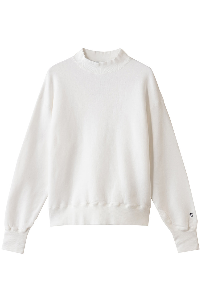 HELIOPOLE 【TICCA】DOWNEY 裏毛ハイネックプルオーバー (ホワイト, F) エリオポール ELLE SHOP HELIOPOLE 【TICCA】DOWNEY 裏毛ハイネックプルオーバー (ホワイト, F) エリオポール ELLE SHOP