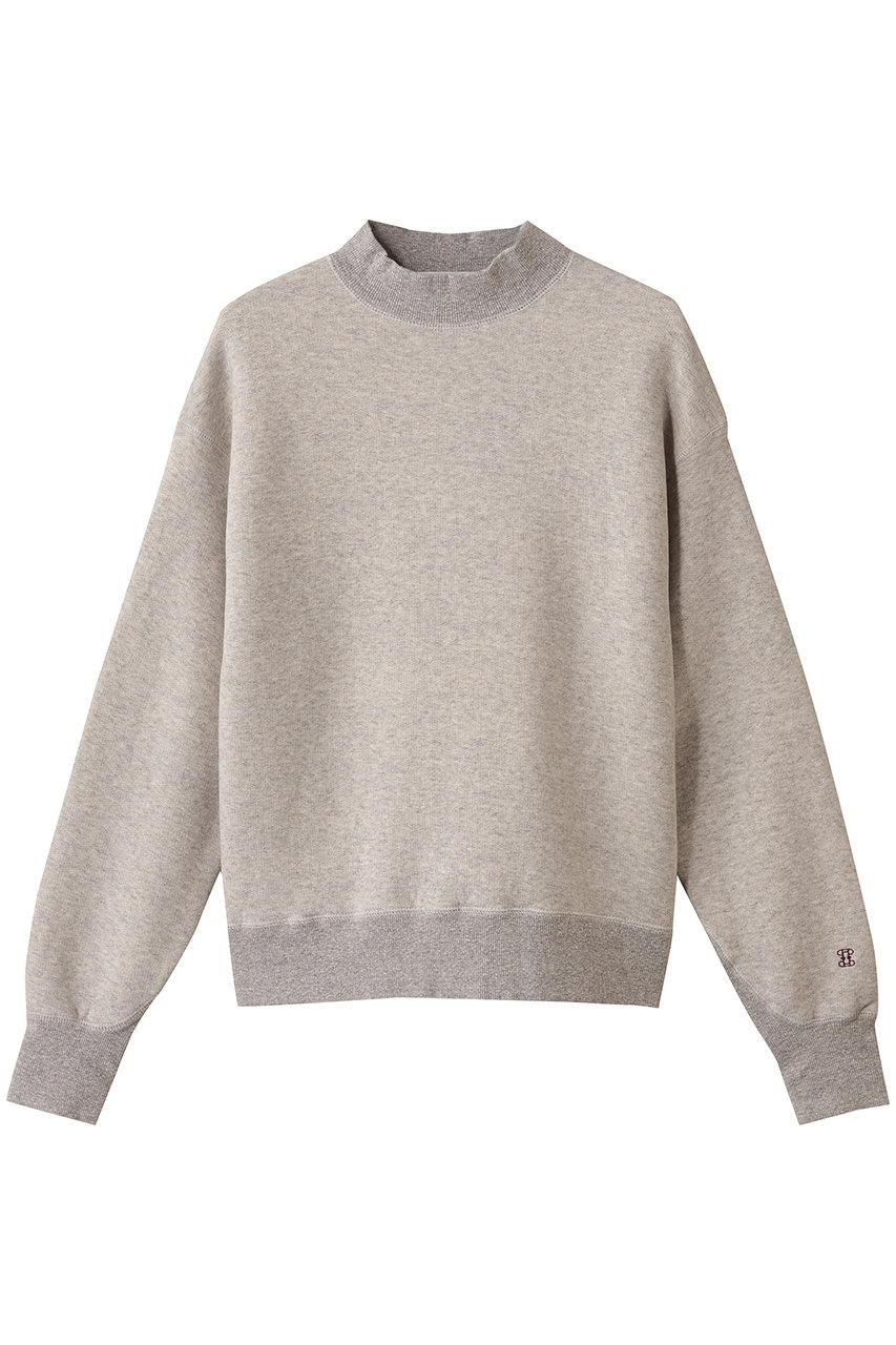 HELIOPOLE 【TICCA】DOWNEY 裏毛ハイネックプルオーバー (ライトグレー, F) エリオポール ELLE SHOP HELIOPOLE 【TICCA】DOWNEY 裏毛ハイネックプルオーバー (ライトグレー, F) エリオポール ELLE SHOP