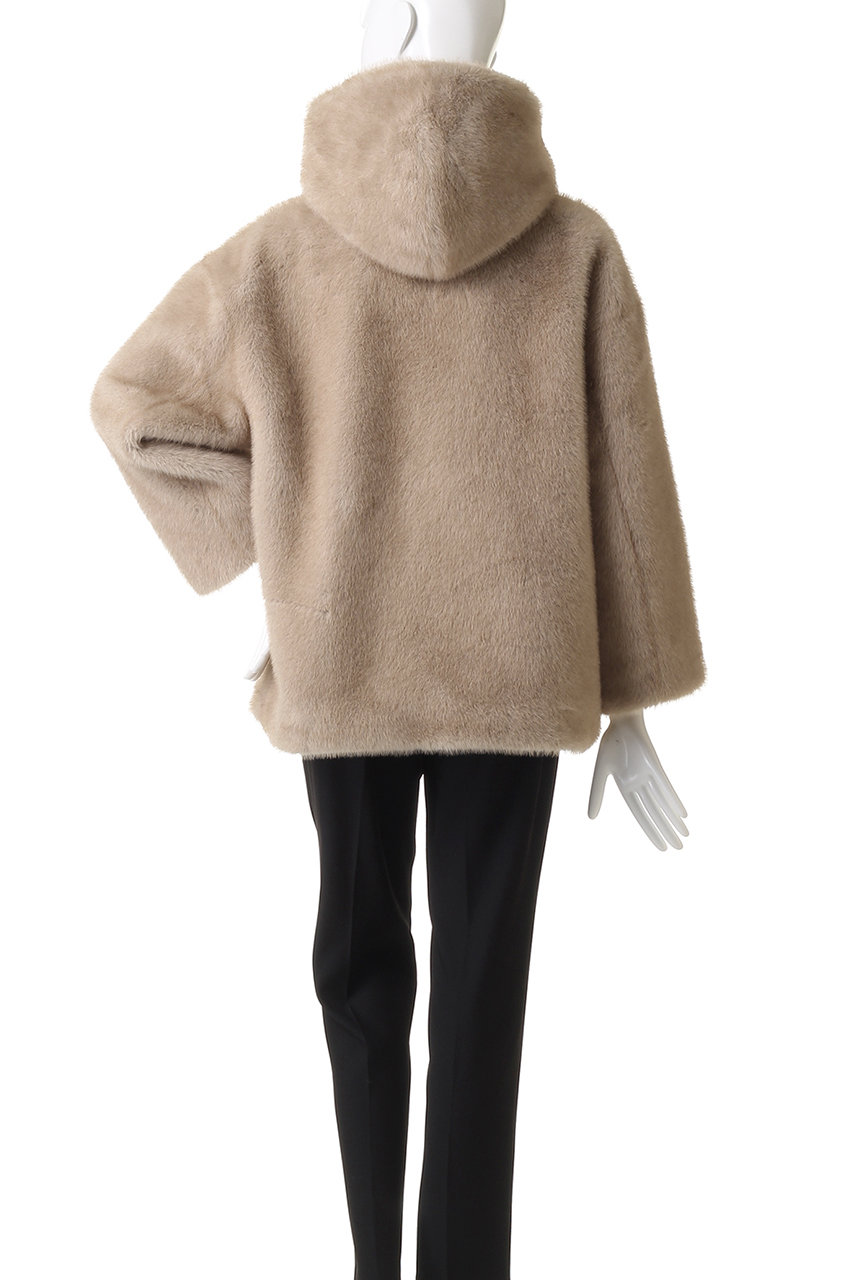 HELIOPOLE(エリオポール)｜ミンク調フェイクファーフーディーブルゾン