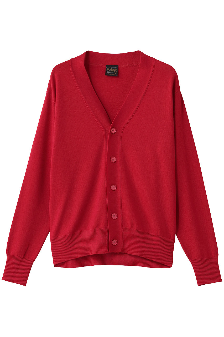 エリオポール/HELIOPOLEの【Letroyes】HENRI Vネックカーディガン(レッド/25028001041LNLTW900)