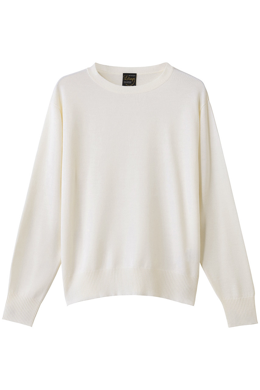 HELIOPOLE 【Letroyes】THOMA クルーネック (アイボリー, 1) エリオポール ELLE SHOP