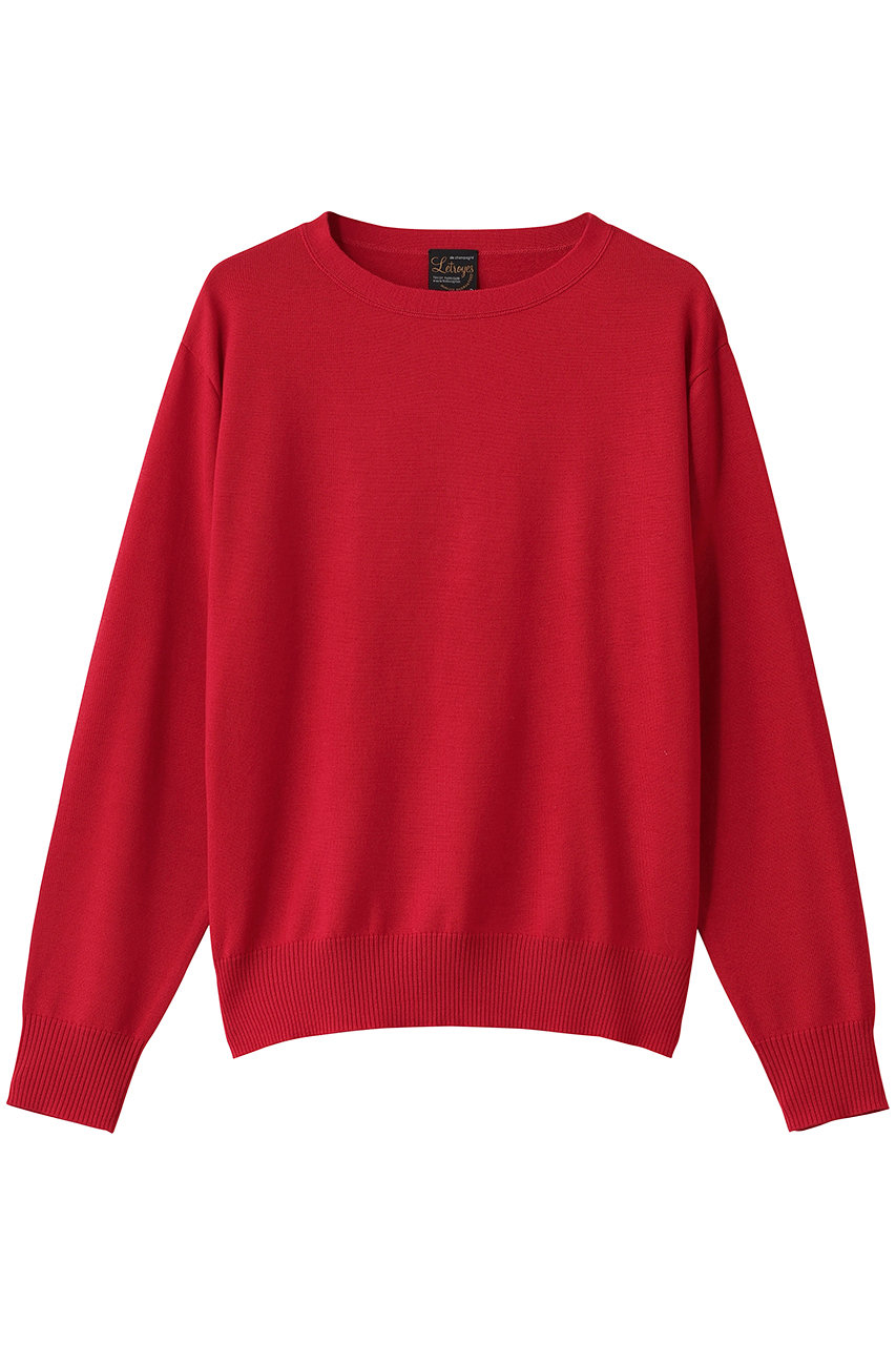 エリオポール/HELIOPOLEの【Letroyes】THOMAS クルーネック(レッド/25028002041LN)