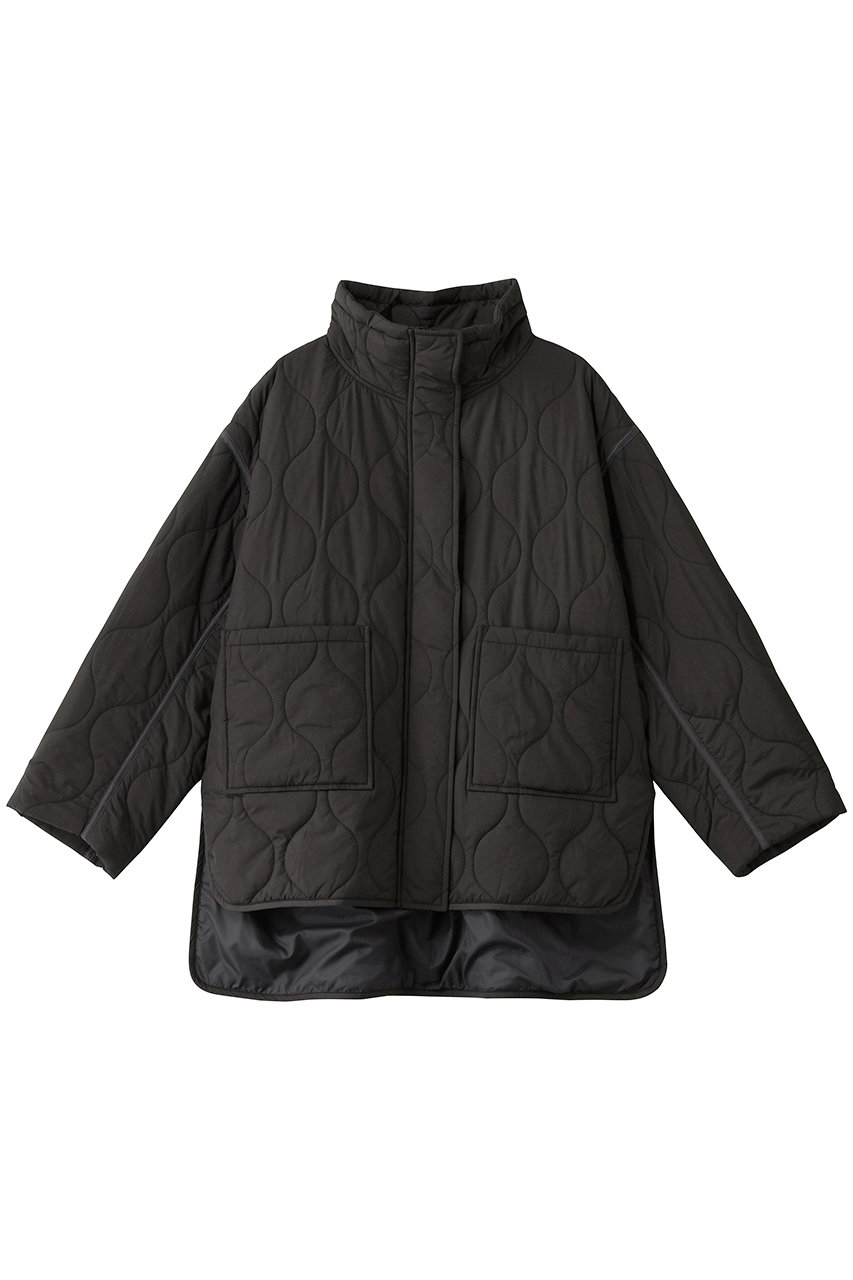 HELIOPOLE キルテッドミリタリーブルゾン (チャコールグレー, 38) エリオポール ELLE SHOP HELIOPOLE キルテッドミリタリーブルゾン (チャコールグレー, 38) エリオポール ELLE SHOP