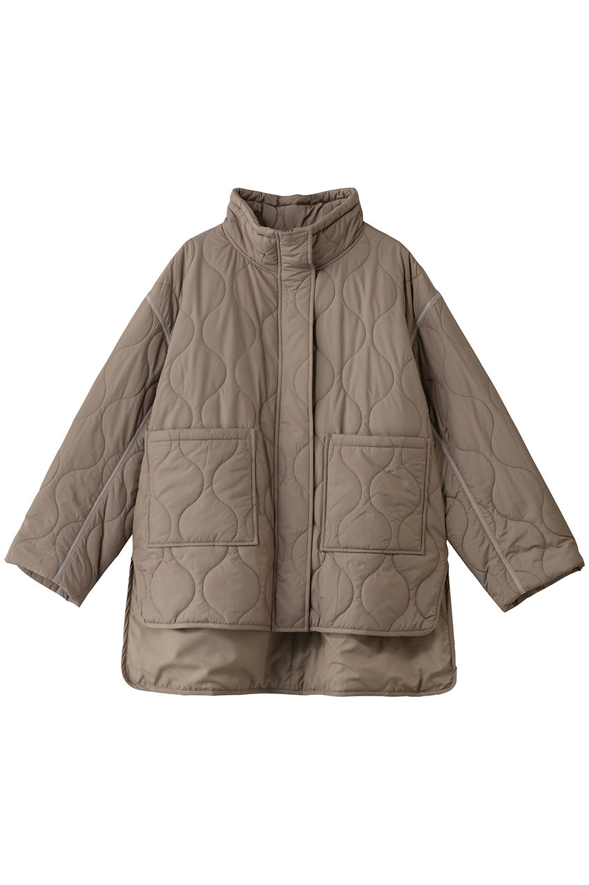 HELIOPOLE キルテッドミリタリーブルゾン (ベージュ, 36) エリオポール ELLE SHOP HELIOPOLE キルテッドミリタリーブルゾン (ベージュ, 36) エリオポール ELLE SHOP