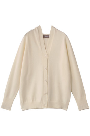 ニットフーディーカーディガン