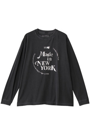 エリオポール/HELIOPOLEの【GOOD ROCK SPEED】NYC METALIC PRINT L/S Tシャツ(110100/110103)