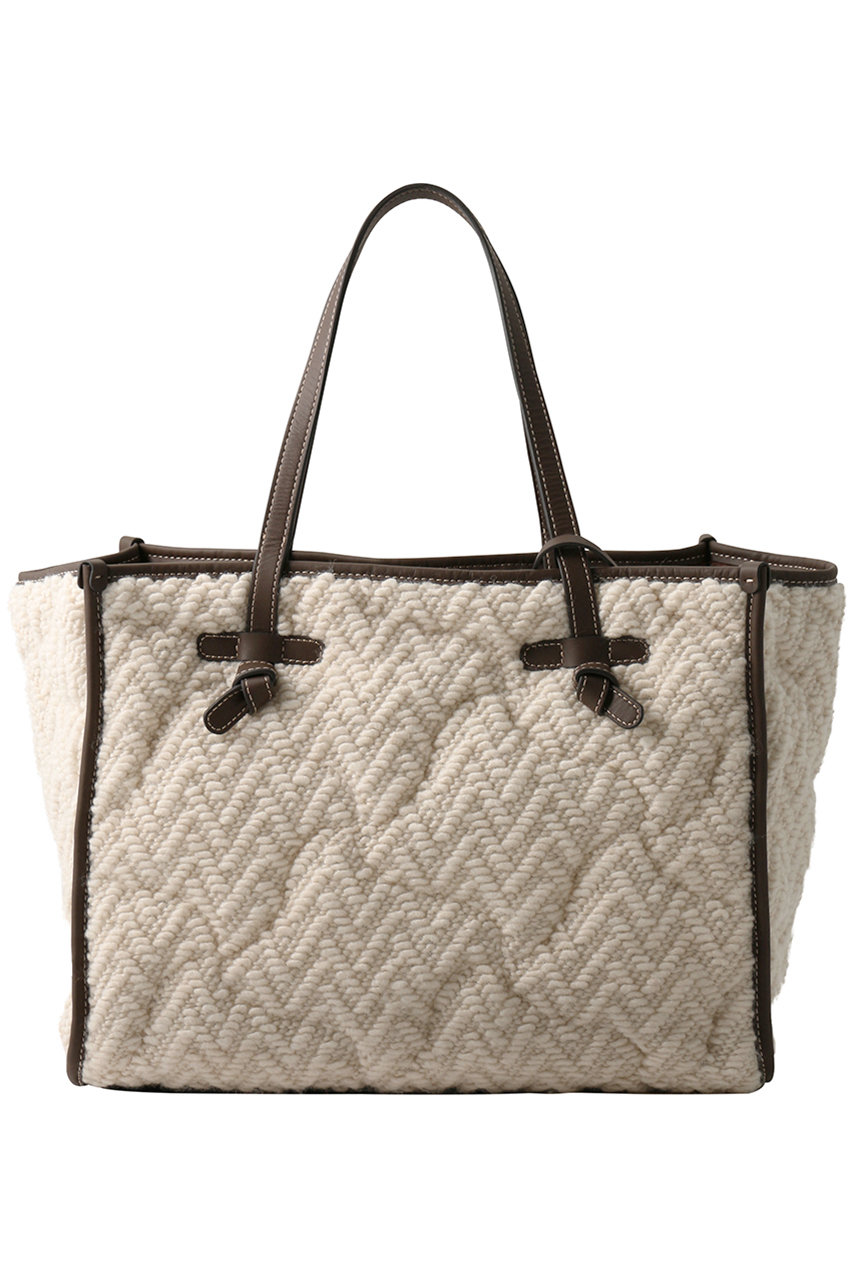 HELIOPOLE 【GIANNI CHIARINI】MARCELLA M REVERSIBLE トートバッグ (アイボリー, F) エリオポール ELLE SHOP HELIOPOLE 【GIANNI CHIARINI】MARCELLA M REVERSIBLE トートバッグ (アイボリー, F) エリオポール ELLE SHOP