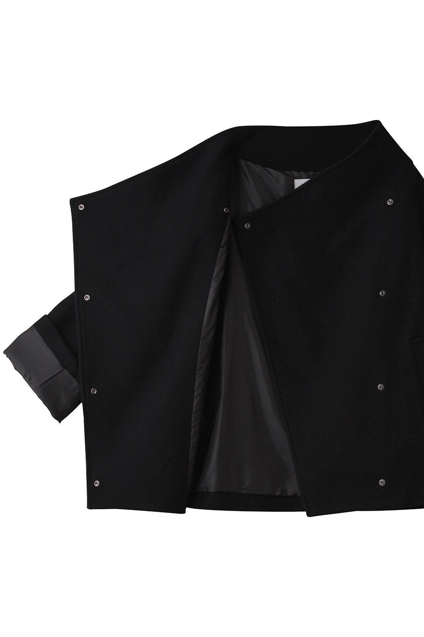 HELIOPOLE(エリオポール)｜ウールスタンドカラーブルゾン/ブラック の