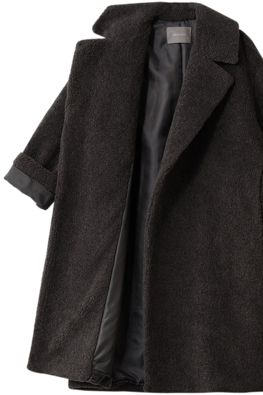 HELIOPOLE(エリオポール)｜シープボアチェスターコート/アイボリー の