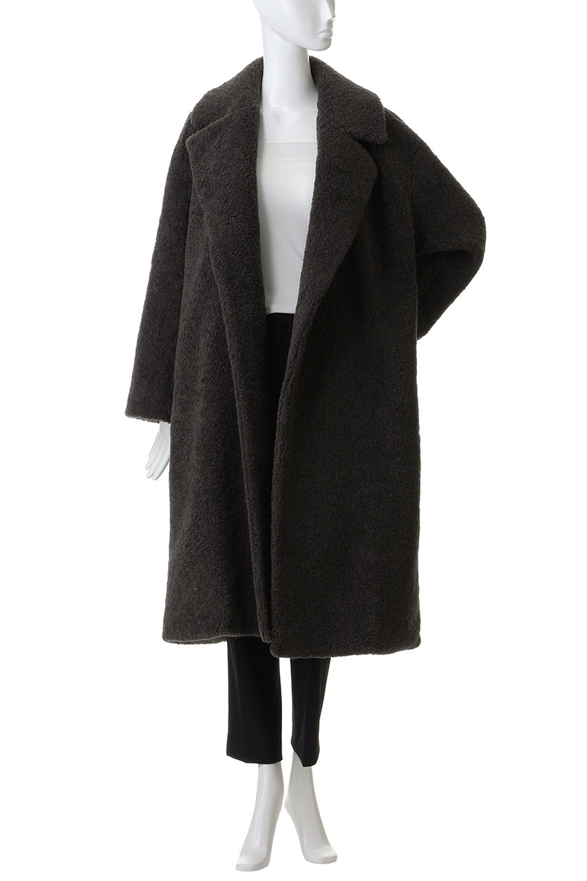 HELIOPOLE(エリオポール)｜シープボアチェスターコート/アイボリー の