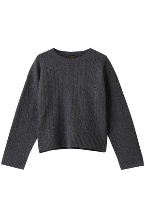 エリオポール/HELIOPOLEの【Letroyes】ケーブルクルーネックニット(110300/110301)