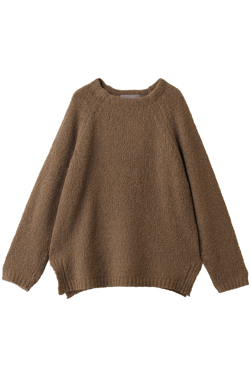 エリオポール/HELIOPOLEのグリッターブークレニット(ダークブラウン/25003066041HN)