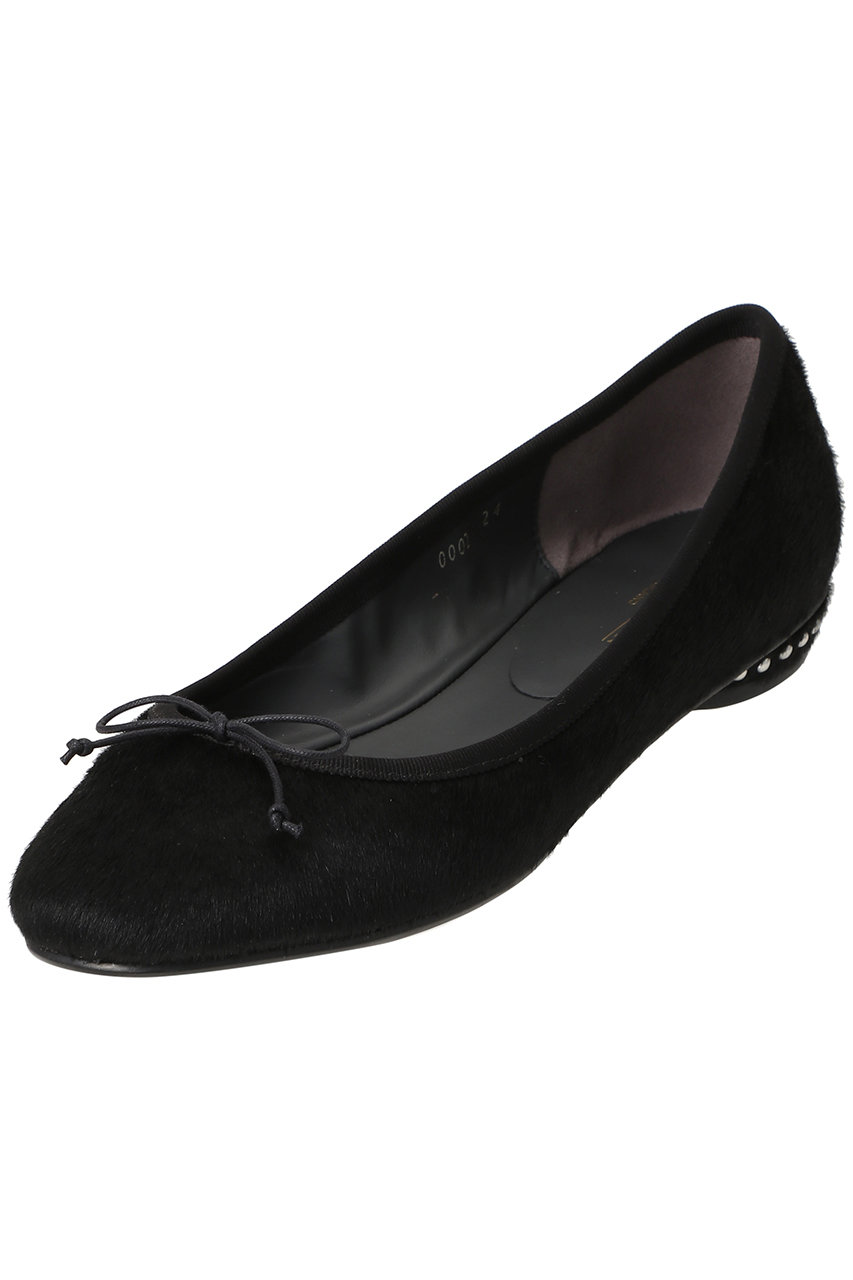 エリオポール/HELIOPOLEの【J&M DAVIDSON】スタッズバレリーナHair バレエシューズ(ブラック/25019012071JF3016 (002))