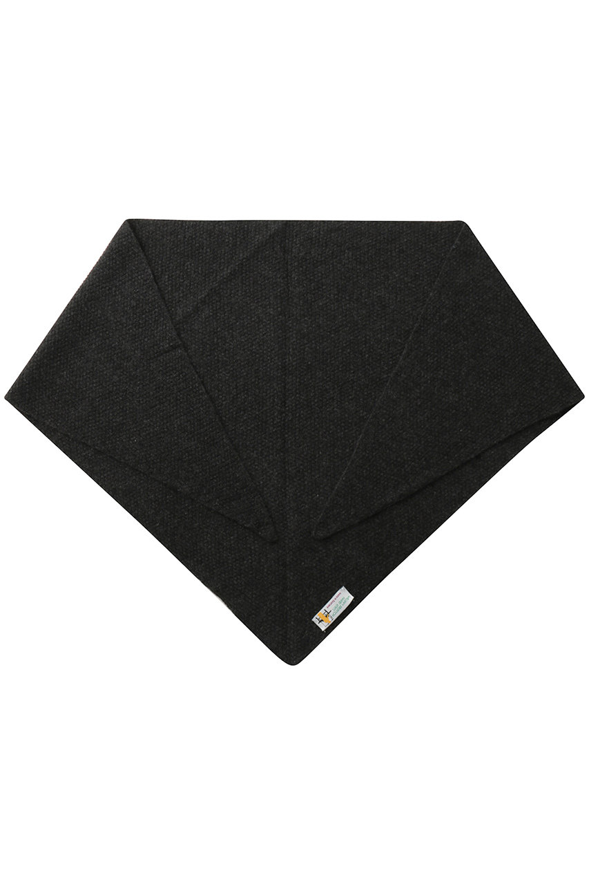 HELIOPOLE 【WILLIAM BRUNTON】TRIANGLE ヘッドスカーフ (チャコールグレー, F) エリオポール ELLE SHOP