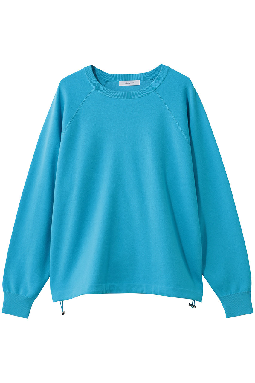 エリオポール/HELIOPOLEのドローストリング ヘムニット(ターコイズ/16003002041HN)