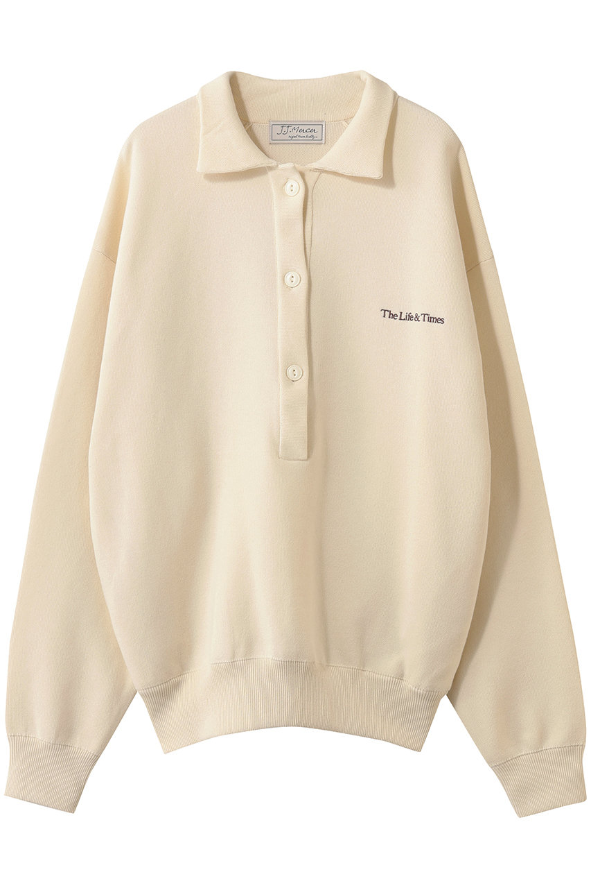 エリオポール/HELIOPOLEの【J.J Mancer】スキッパーポロプルオーバー(アイボリー/16063001051JNSKIPPER POLO)