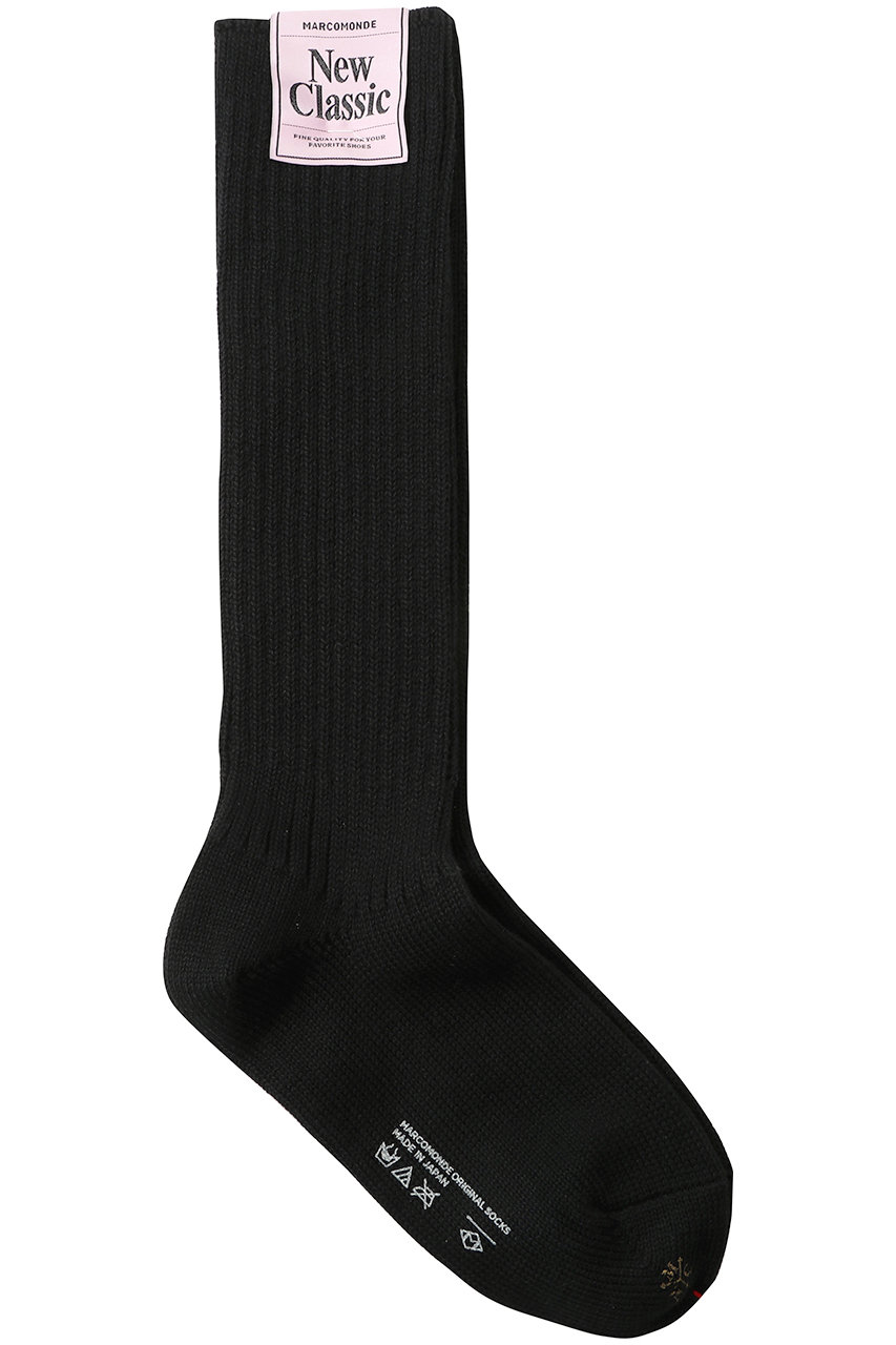 エリオポール/HELIOPOLEの【MARCOMONDE】COTTON LOOSE ソックス(ブラック/16574001085MN84N2/1CO2-35)