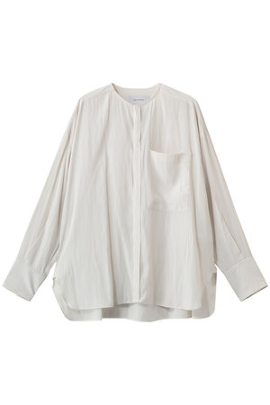 エリオポール/HELIOPOLEのクレープカラーレスシャツ(110400/110403)