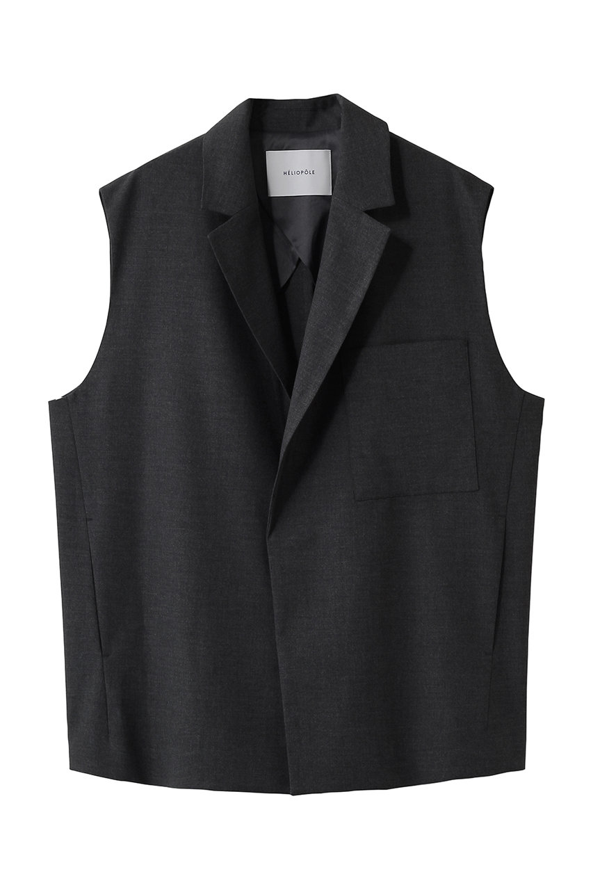 エリオポール/HELIOPOLEのthe ELLISON ベスト(チャコールグレー/16003005025HN)