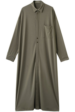 エリオポール/HELIOPOLEのドライタッチスムースシャツドレス(110500/110503)