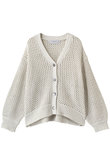 メッシュニットカーディガン