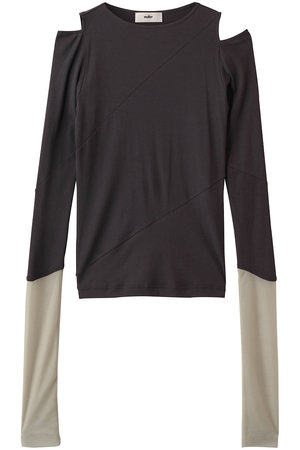 エリオポール/HELIOPOLEの【muller of yoshiokubo】DIAGONAL L/SLEEVE トップ(110100/110103)