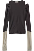 【muller of yoshiokubo】DIAGONAL L/SLEEVE トップ