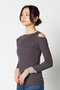 【muller of yoshiokubo / ミュラーオブヨシオクボ】DIAGONAL L/SLEEVE トップ エリオポール/HELIOPOLE