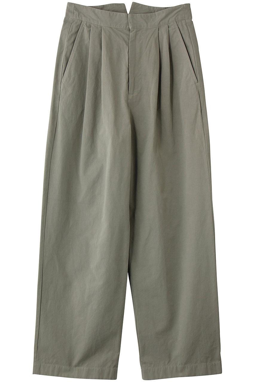 エリオポール/HELIOPOLEのCINCH BACKパンツ(オリーブ/16003012066HN)