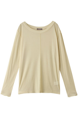 エリオポール/HELIOPOLEの【smooth skin series】ワイドクルーネックカットソー(110100/110103)