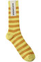 【MARCOMONDE】ボーダーソックス エリオポール/HELIOPOLE イエロー